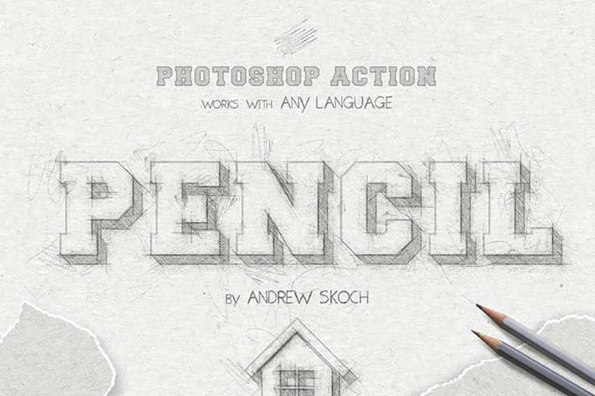 24 Best Photo to Pencil Drawing Effect Actions for Photoshop 